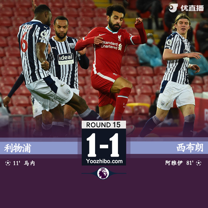 <a href=/zuqiuremen/liverpool/ target=_blank class=infotextkey>利物浦</a>1-1西布朗